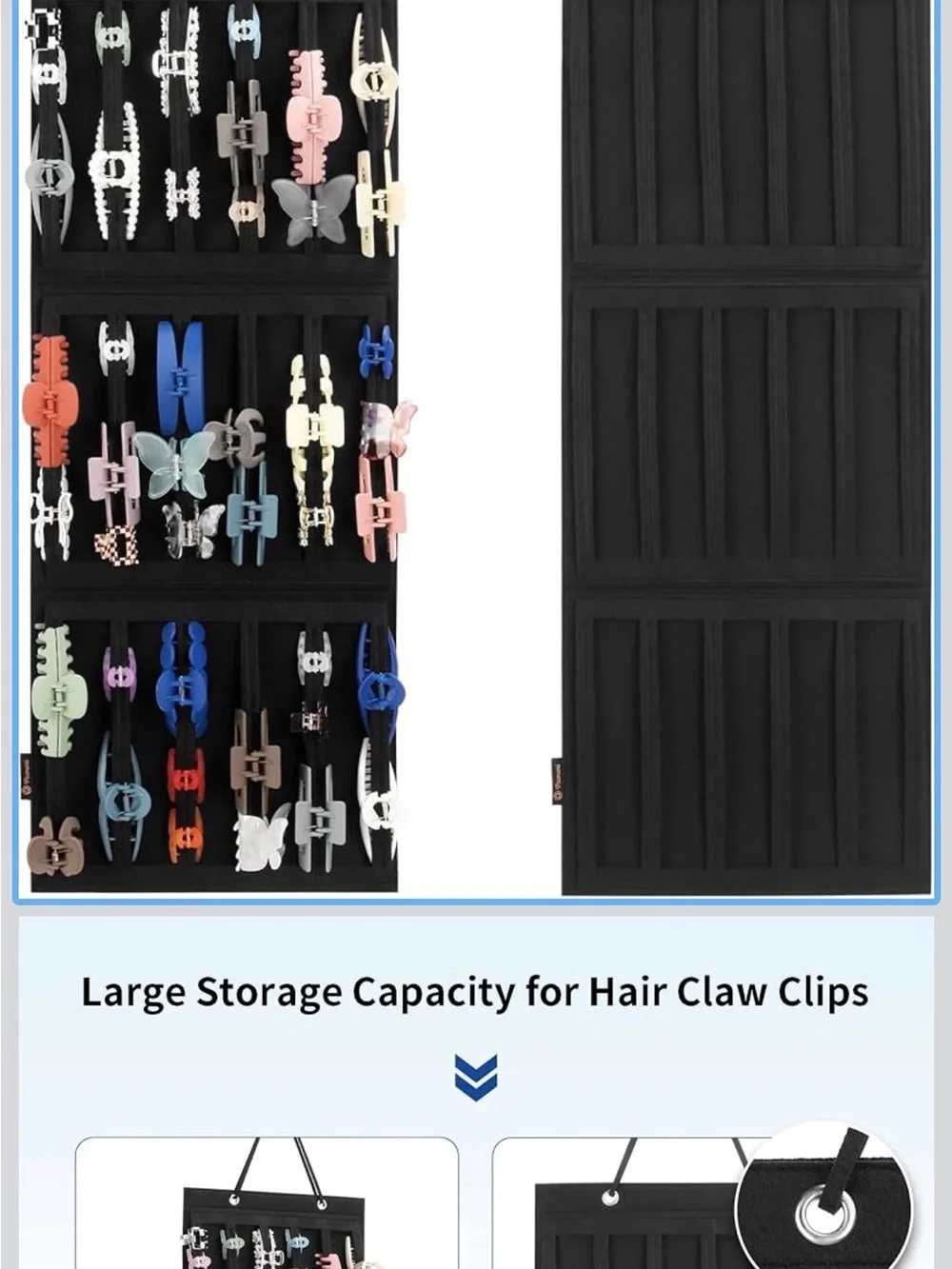 New Hanging Black hair Accessory Organizer